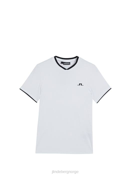 J.Lindeberg kvinner patricia topp hvit klær F8641509