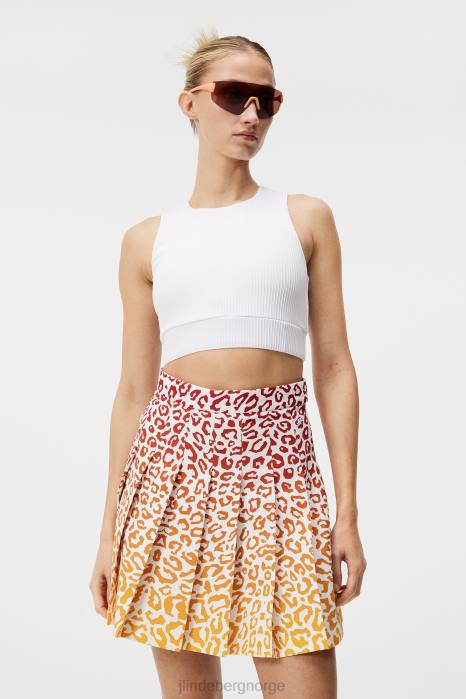 J.Lindeberg kvinner penelope topp hvit klær F8641404