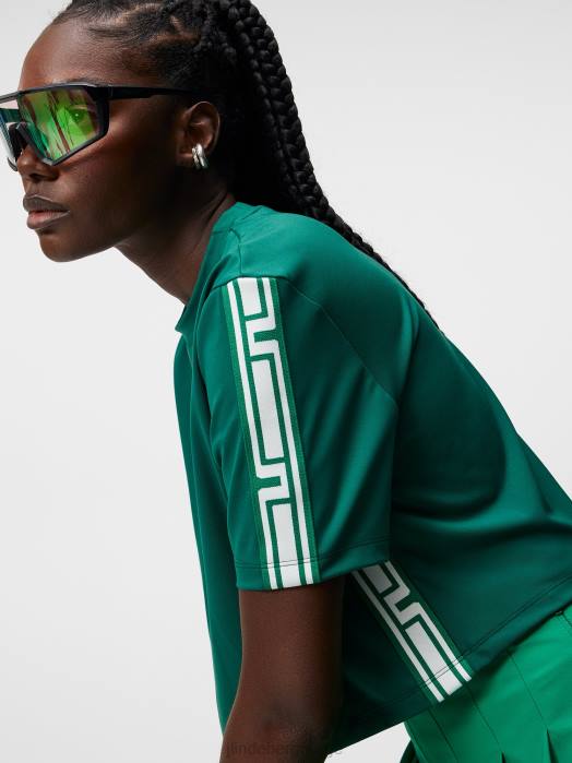 J.Lindeberg kvinner phoebe topp regnskog klær F8641505