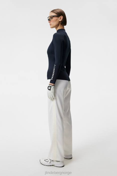 J.Lindeberg kvinner som en kompresjonstopp marinen klær F8641485