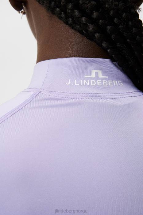 J.Lindeberg kvinner som en kompresjonstopp søt lavendel klær F8641373