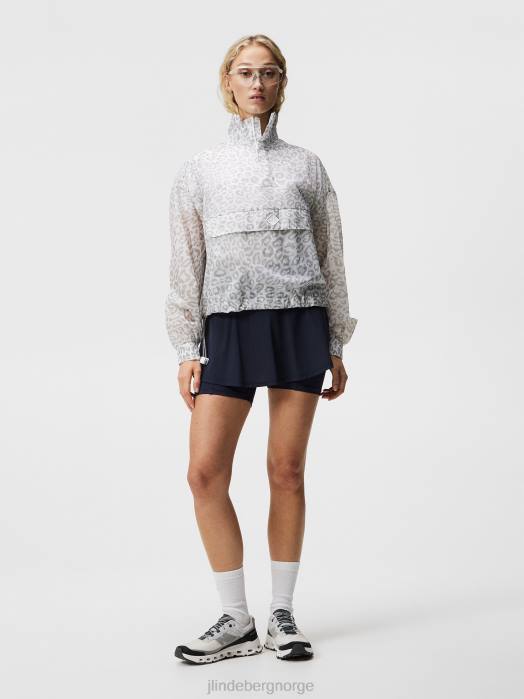 J.Lindeberg kvinner Brooklyn anorakk hvit klær F8641927