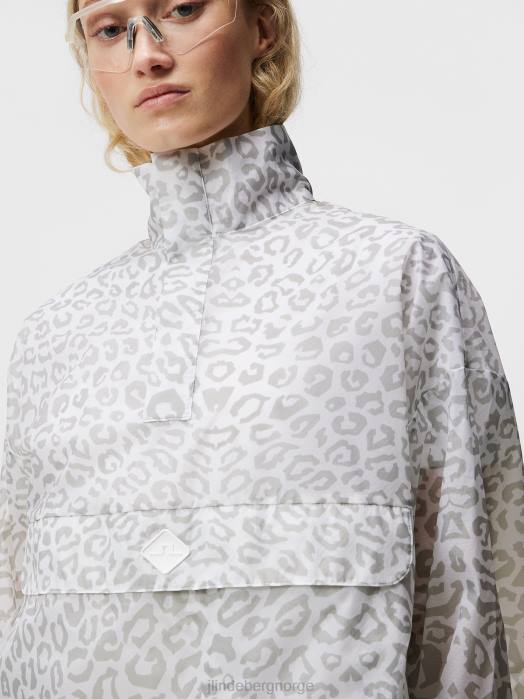 J.Lindeberg kvinner Brooklyn anorakk hvit klær F8641927