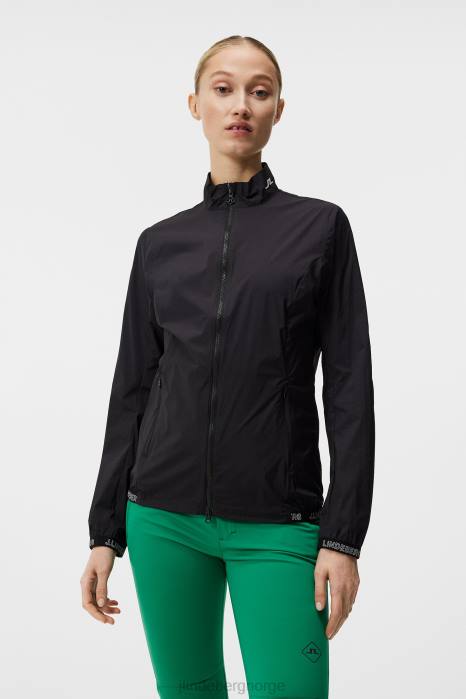 J.Lindeberg kvinner tenley jakke svart klær F8641935