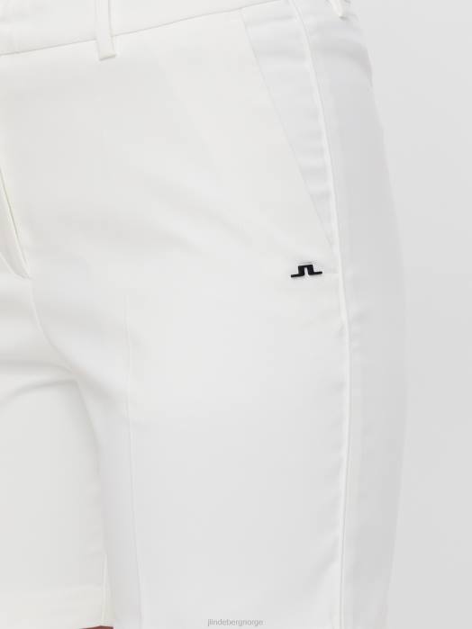 J.Lindeberg kvinner gwen lang golf kort hvit klær F8642808