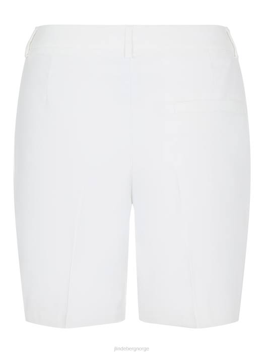 J.Lindeberg kvinner gwen lang golf kort hvit klær F8642808