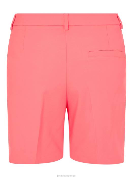 J.Lindeberg kvinner gwen lang golf kort tropiske koraller klær F8642811