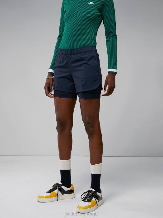 J.Lindeberg kvinner mila shorts marinen klær F8642783