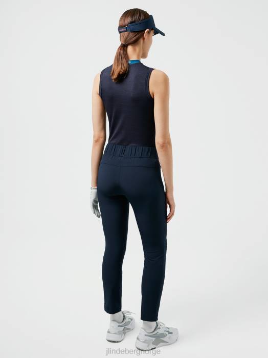 J.Lindeberg kvinner nea pull on golfbukse marinen klær F8642796