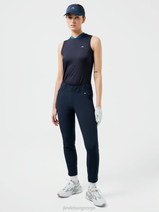 J.Lindeberg kvinner nea pull on golfbukse marinen klær F8642796