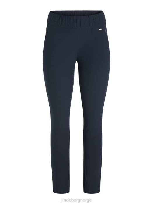 J.Lindeberg kvinner nea pull on golfbukse marinen klær F8642796