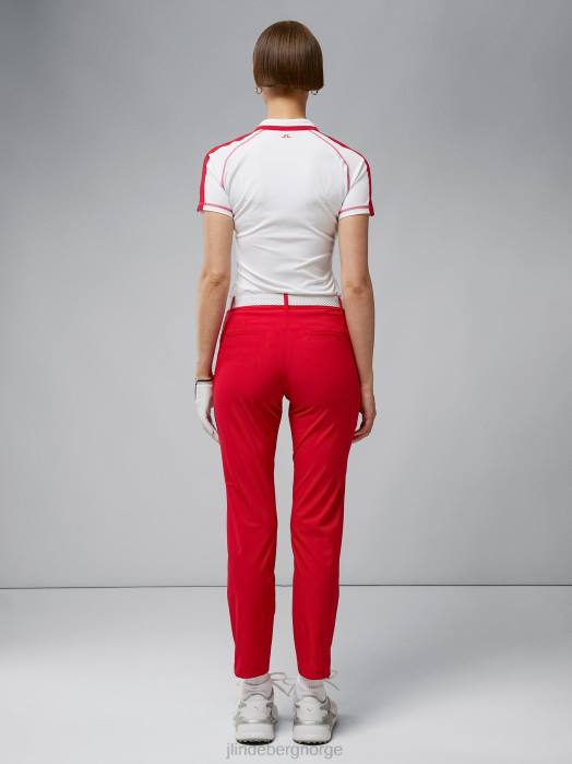 J.Lindeberg kvinner pia bukse Barbados kirsebær klær F8642781