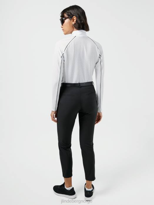 J.Lindeberg kvinner pia golfbukse svart klær F8642803