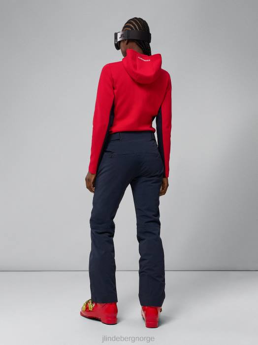 J.Lindeberg kvinner watson bukse marinen klær F8642766