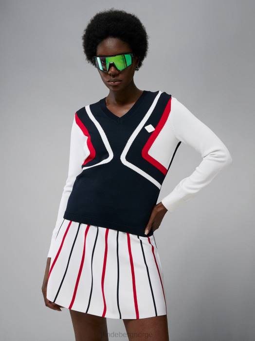 J.Lindeberg kvinner celine genser marinen klær F8642816