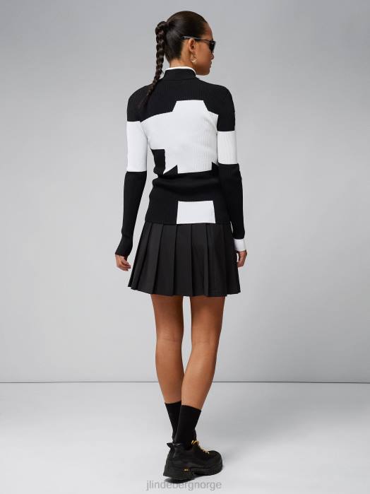 J.Lindeberg kvinner flora genser svart klær F8642822