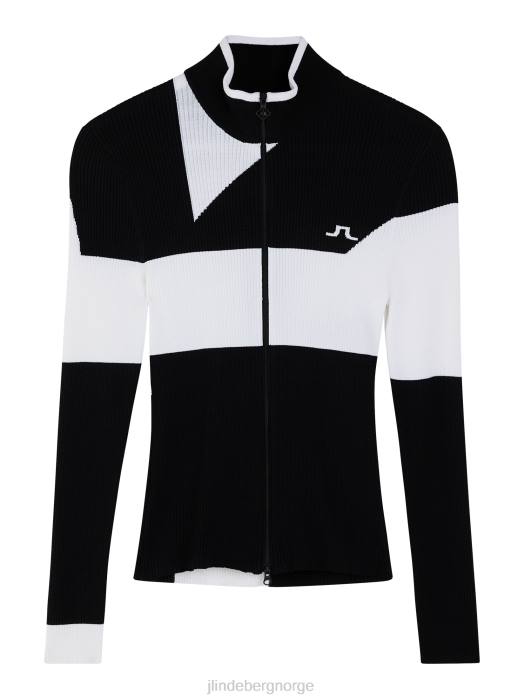 J.Lindeberg kvinner flora genser svart klær F8642822