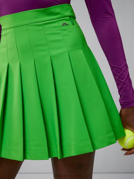 J.Lindeberg kvinner adina skjørt klassisk grønn klær F8642690