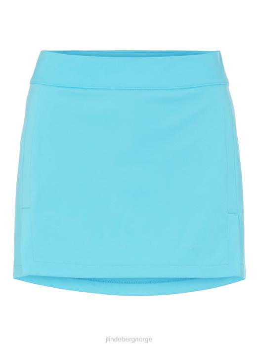 J.Lindeberg kvinner amelie golfskjørt strand blå klær F8642751