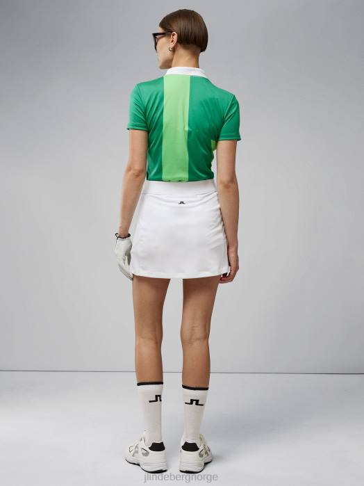 J.Lindeberg kvinner amelie skjørt hvit klær F8642673