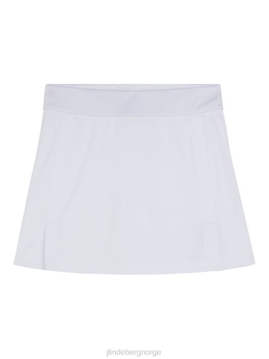 J.Lindeberg kvinner amelie skjørt hvit klær F8642673