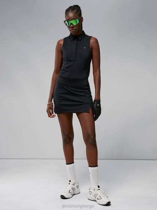 J.Lindeberg kvinner amelie skjørt svart klær F8642675