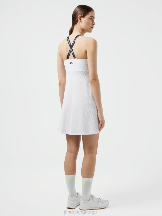 J.Lindeberg kvinner ariana kjole hvit klær F8642706
