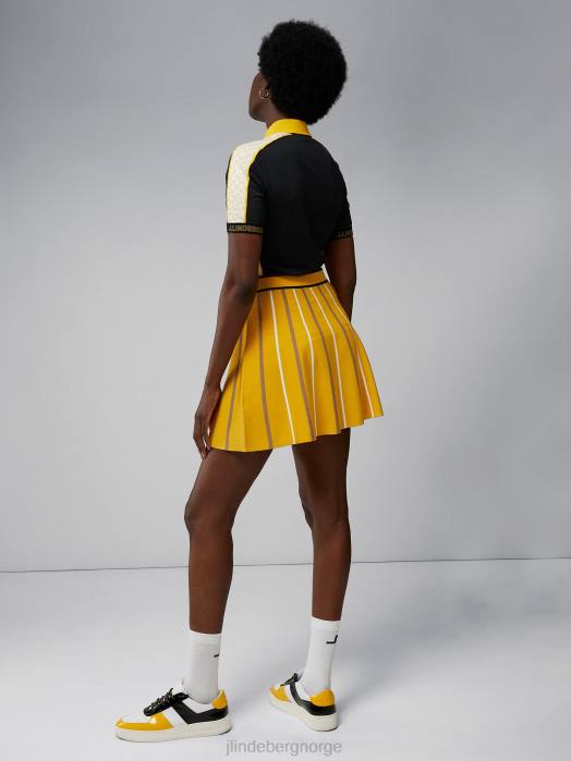 J.Lindeberg kvinner elvestrikket skjørt daglilje klær F8642657