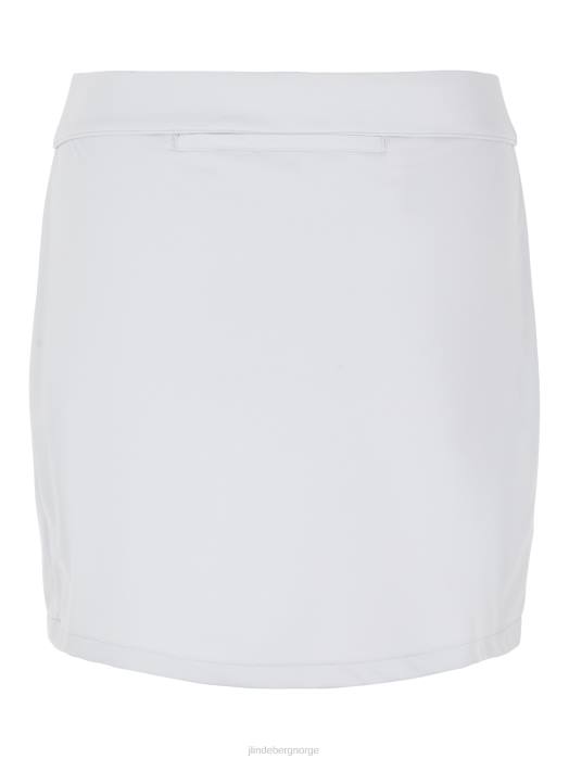 J.Lindeberg kvinner et golfskjørt lysegrå klær F8642757