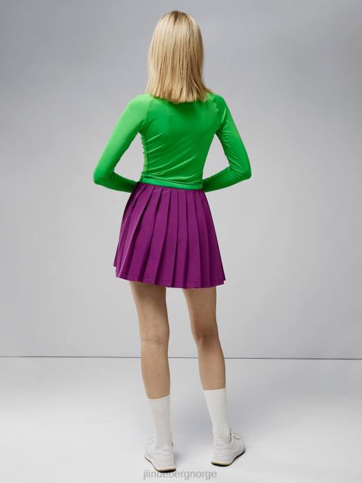 J.Lindeberg kvinner sierra plissert skjørt gloxinia klær F8642680