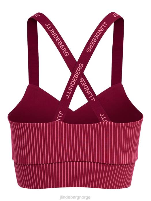 J.Lindeberg kvinner mika golftopp anemone klær F8642604