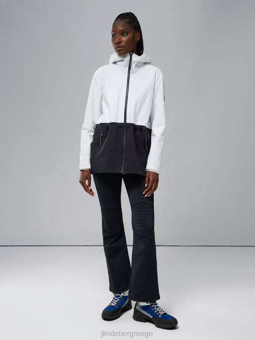 J.Lindeberg kvinner aerial lite jakke hvit klær F8642856