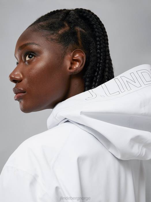 J.Lindeberg kvinner aerial lite jakke hvit klær F8642856