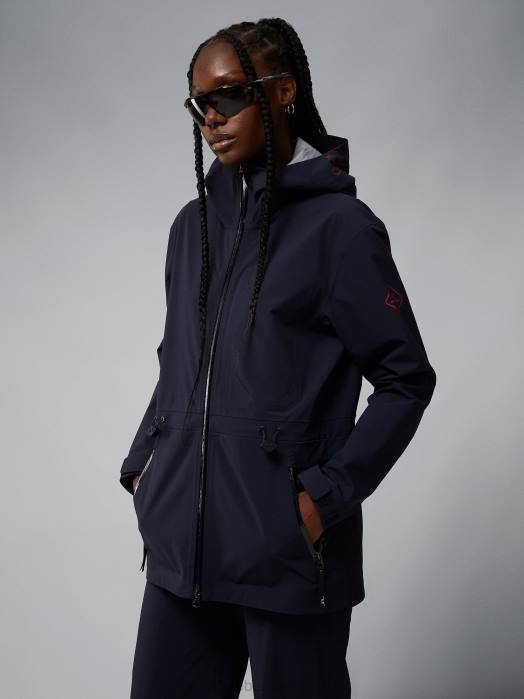 J.Lindeberg kvinner aerial lite jakke marinen klær F8642855