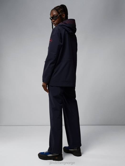 J.Lindeberg kvinner aerial lite jakke marinen klær F8642855