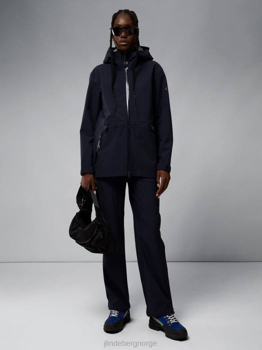 J.Lindeberg kvinner aerial lite jakke marinen klær F8642855