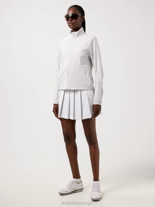 J.Lindeberg kvinner akira golfjakke mikrobrikke kroko klær F8642873