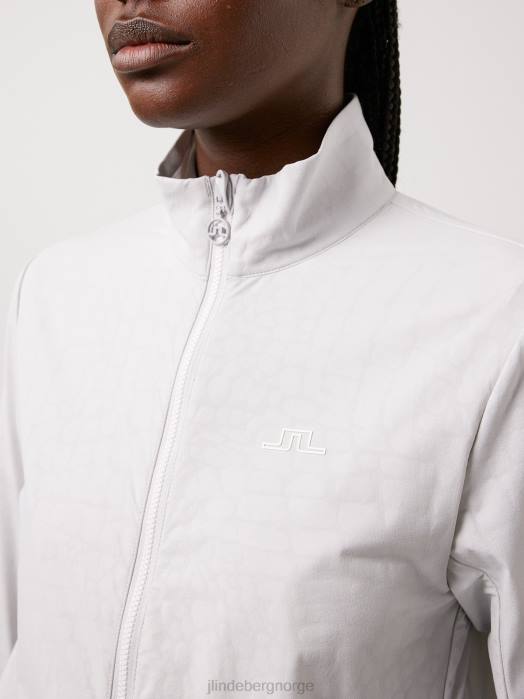 J.Lindeberg kvinner akira golfjakke mikrobrikke kroko klær F8642873