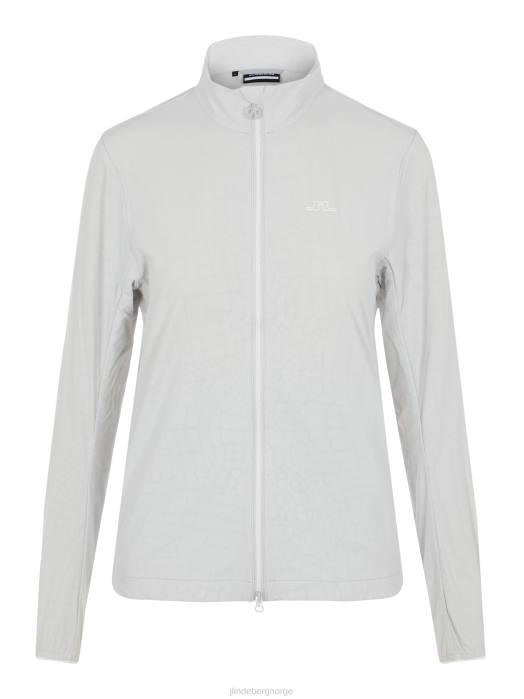 J.Lindeberg kvinner akira golfjakke mikrobrikke kroko klær F8642873