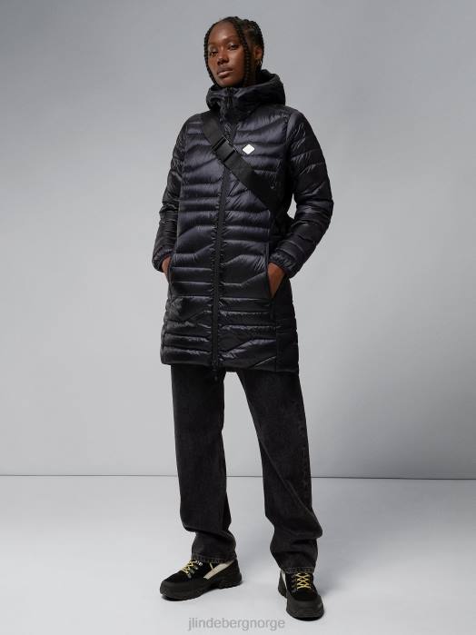 J.Lindeberg kvinner cliff light down parka svart klær F8642853