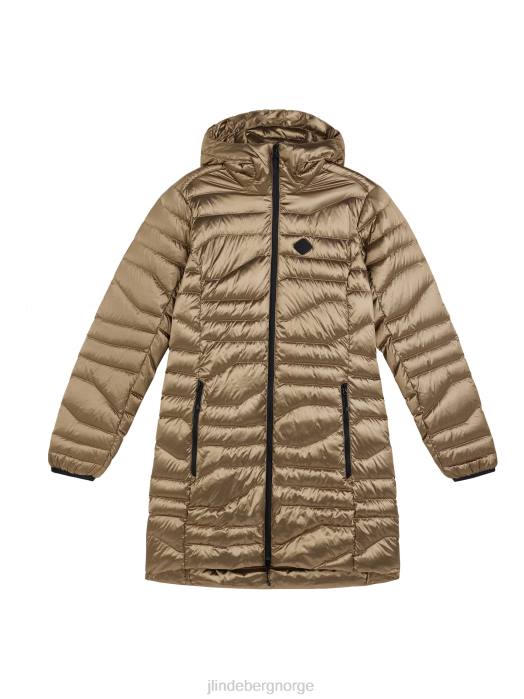 J.Lindeberg kvinner cliff light down parka tiger brun klær F8642852