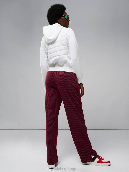 J.Lindeberg kvinner keisha hybrid hettejakke hvit klær F8642857