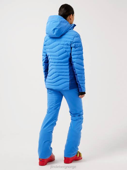 J.Lindeberg kvinner krystall dunjakke uendelig blå klær F8642869