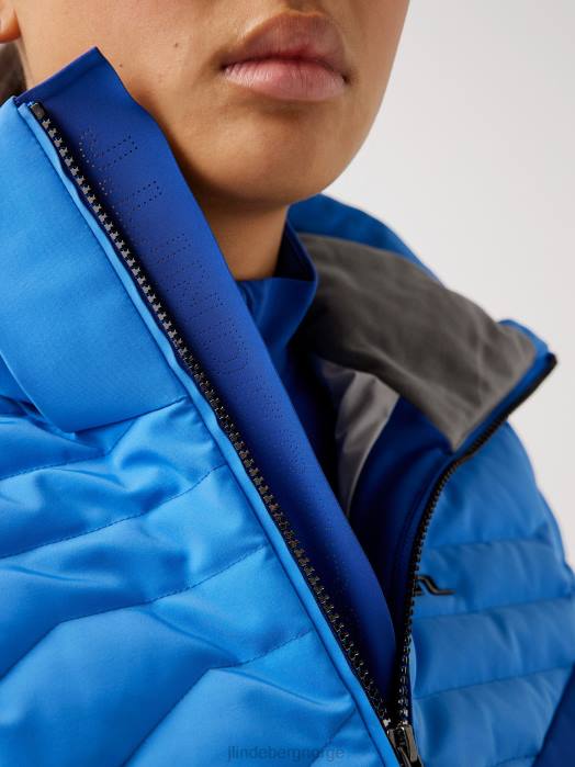 J.Lindeberg kvinner krystall dunjakke uendelig blå klær F8642869