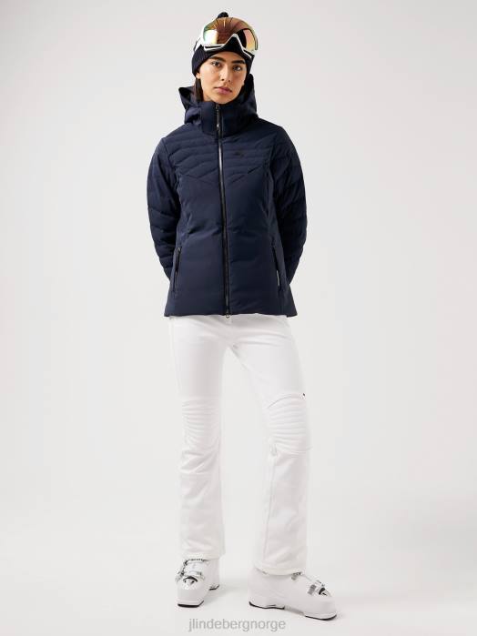 J.Lindeberg kvinner krystall dunjakke uendelig blå klær F8642869