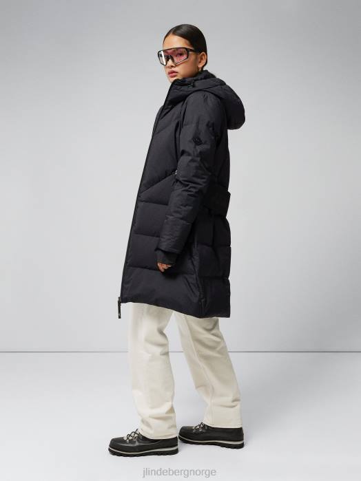 J.Lindeberg kvinner odyssey down parka svart klær F8642851