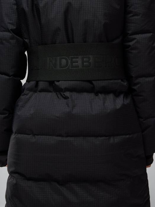 J.Lindeberg kvinner odyssey down parka svart klær F8642851