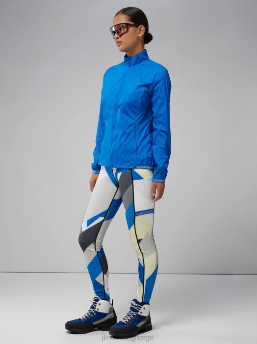 J.Lindeberg kvinner tenley jakke nautisk blå klær F8642843