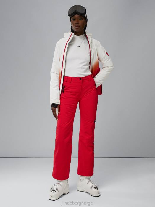 J.Lindeberg kvinner isella bukse Barbados kirsebær klær F8642056