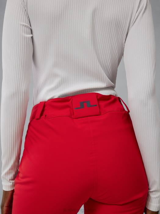 J.Lindeberg kvinner isella bukse Barbados kirsebær klær F8642056